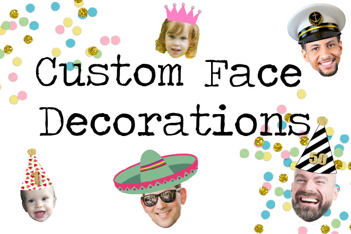 Custom Face Decorations – PinkFish Shop
