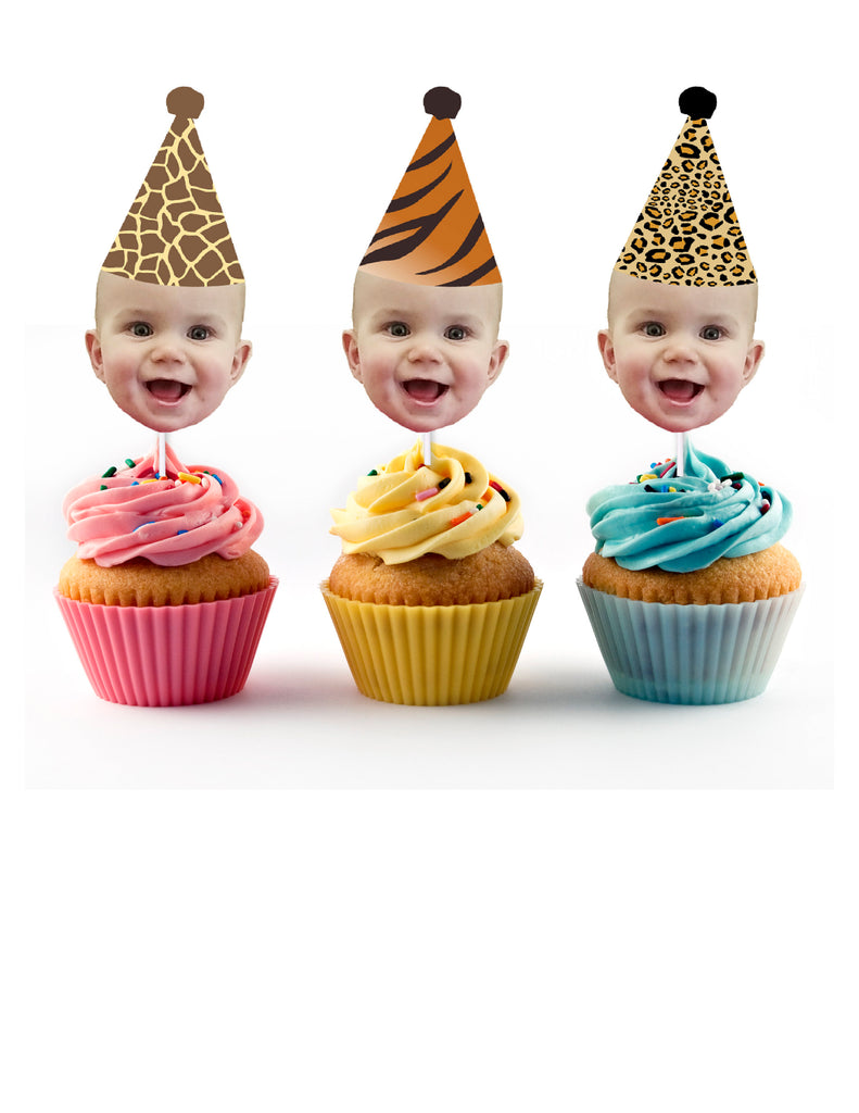 Custom Face Cupcake Toppers for BIrthday party