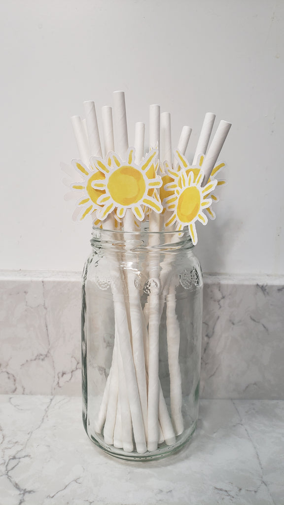 Sunshine Straw Flags