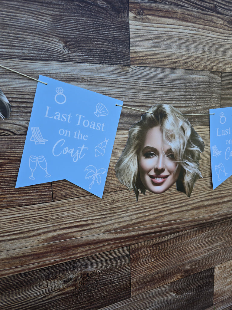 Last Toast on the Coast Banner - Personalized