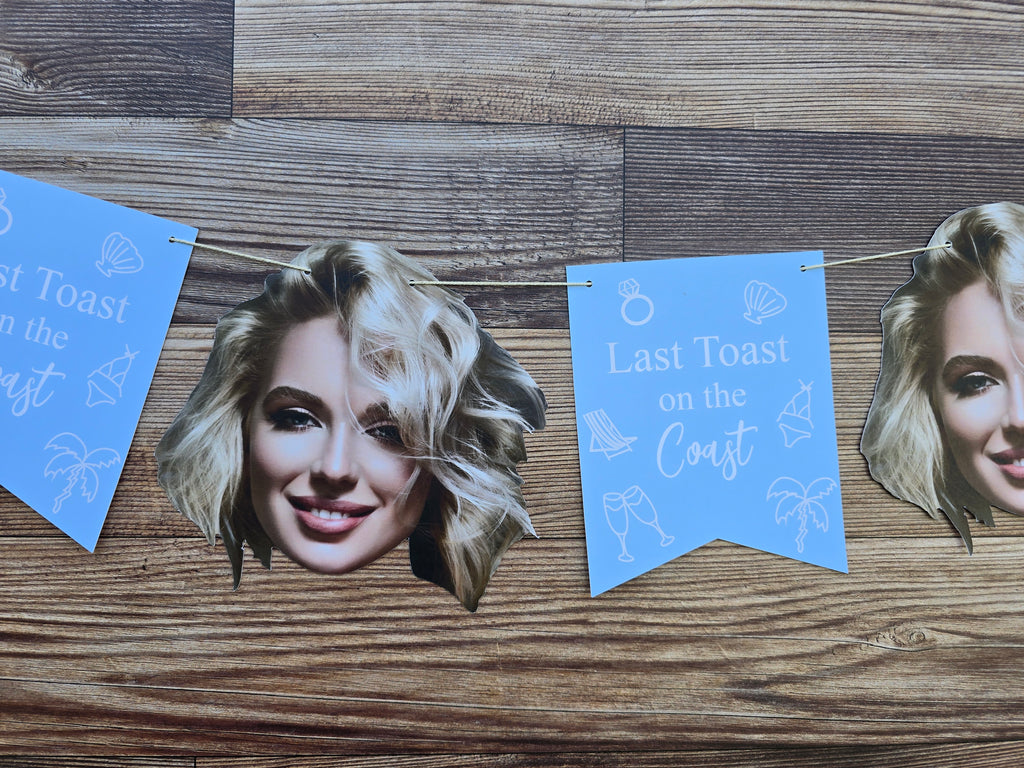 Last Toast on the Coast Banner - Personalized