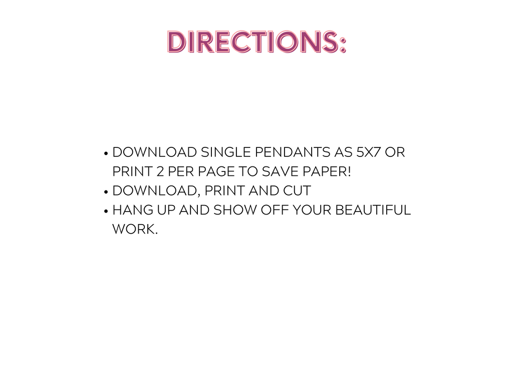 Girly monthly banner