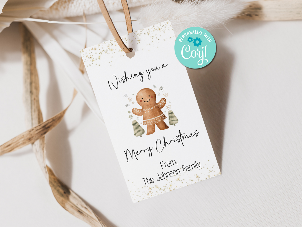 Printable and Editable Christmas gift tags