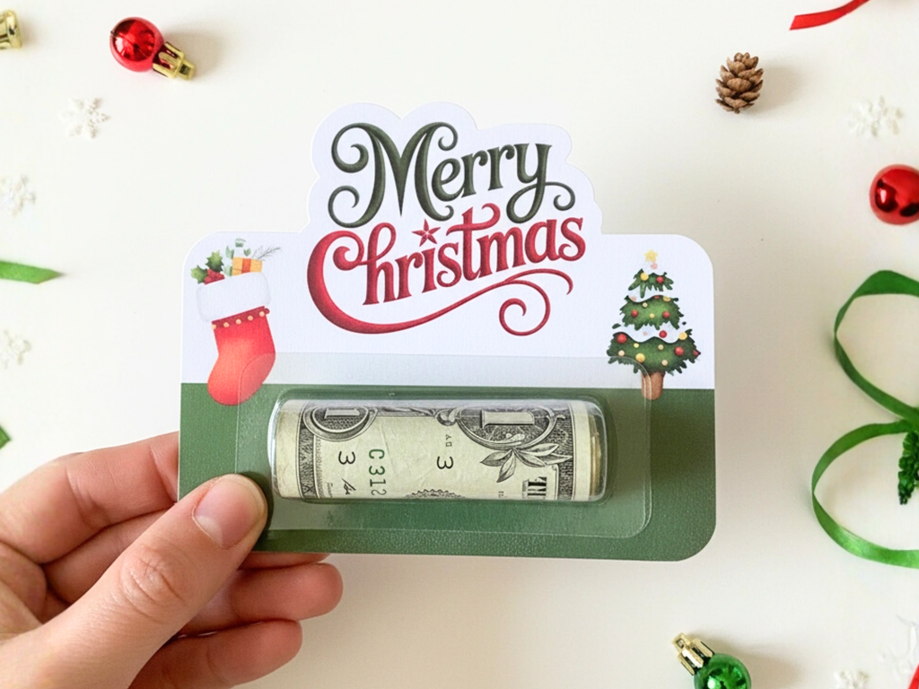 Merry Christmas Money Holder