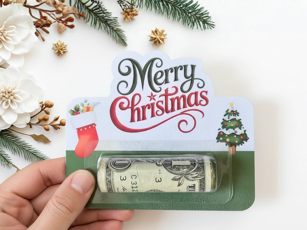 Merry Christmas Money Holder