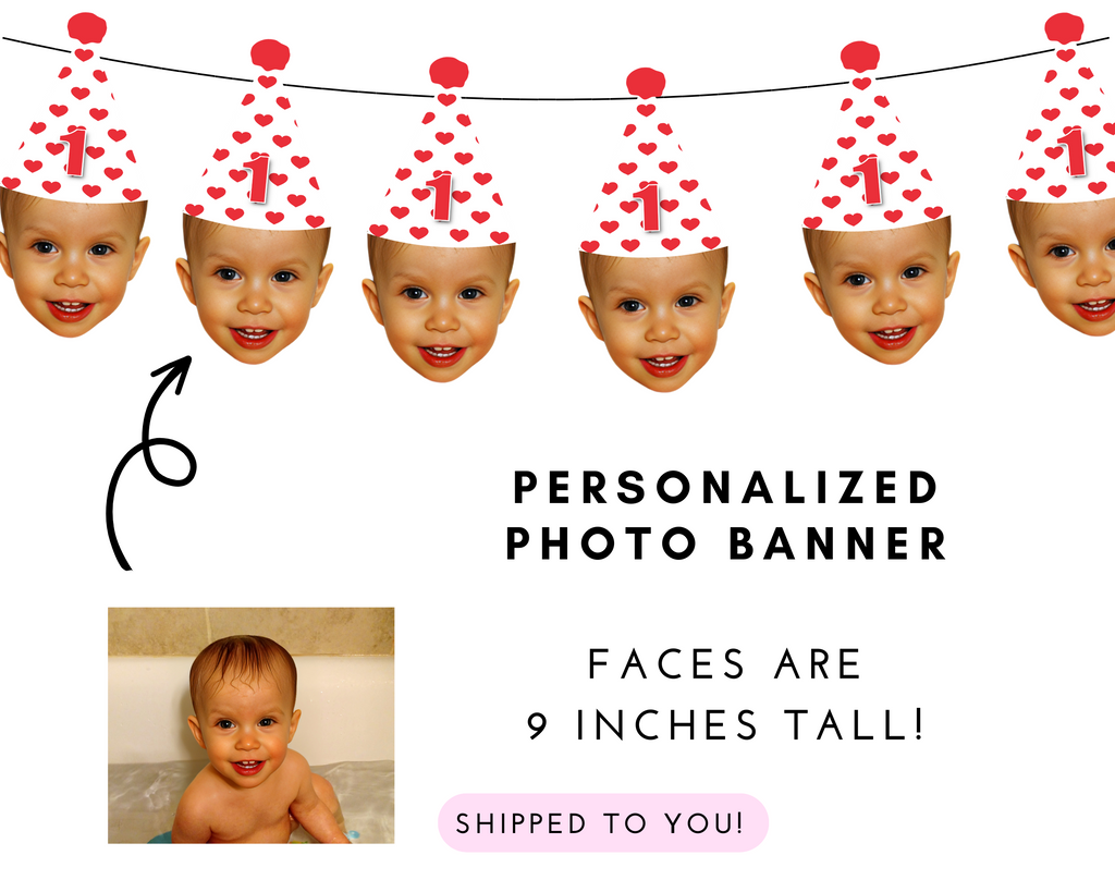 Valentine Banner Customized with Photo