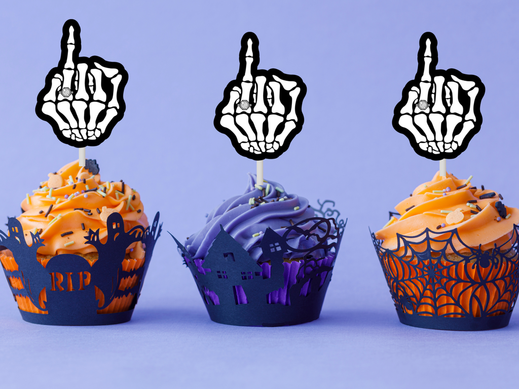 Bride or Die cupcake toppers