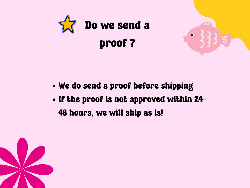 we will send a proof of your basketball photo confetti before shipping