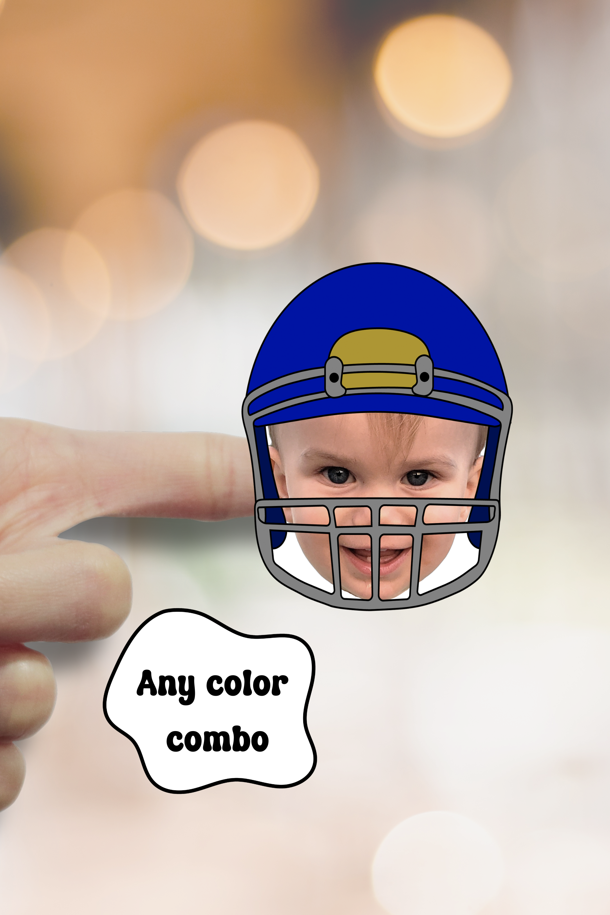 Football Stickers Personalized with Photo – PinkFish Shop