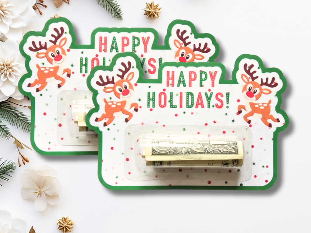 Happy Holidays Money Holder