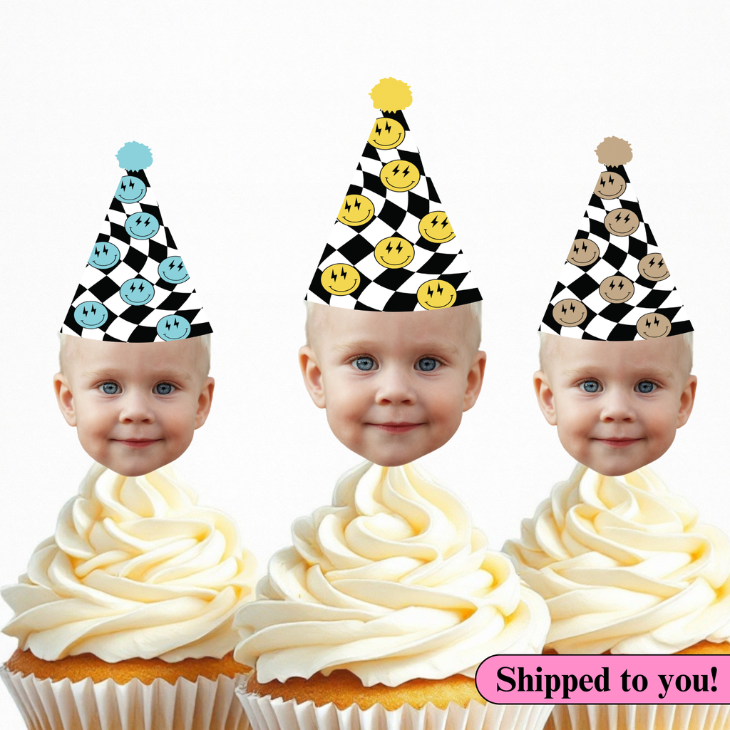personalized one cool dude cupcake toppers