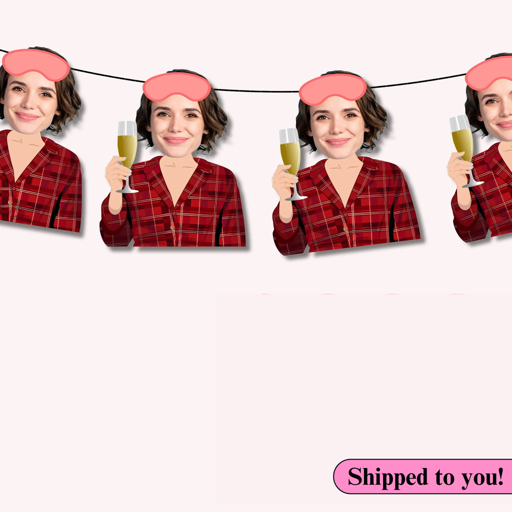 Personalized Pajamas and Proseccos Banner
