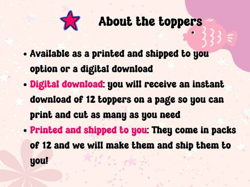 Smiley Face Cupcake Topers - Lightening Eyes