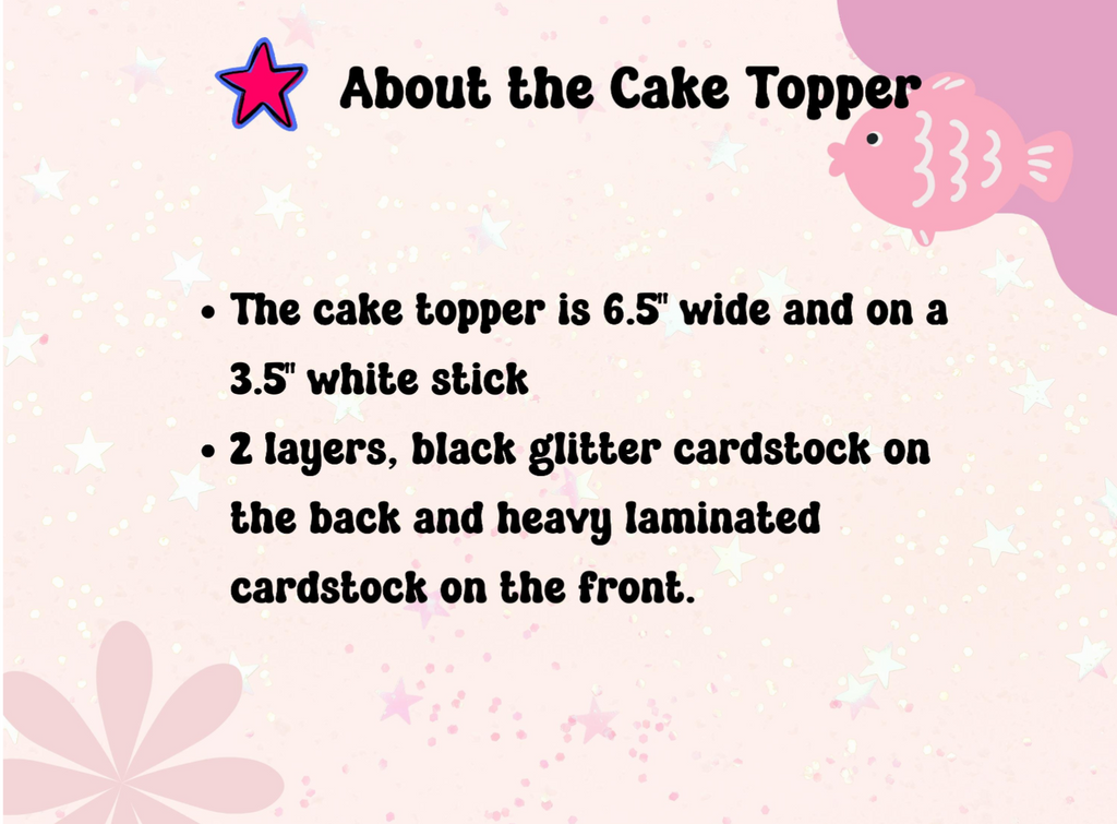 One Happy Dude Cake Topper