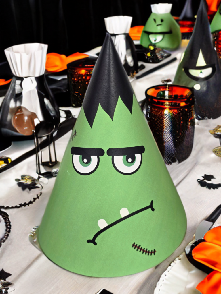 Printable frankenstein party hat