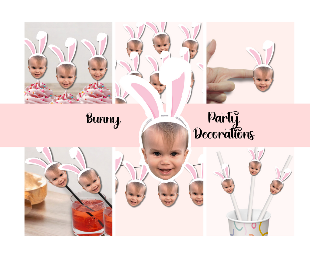 WE have a variety of bunny face decorations