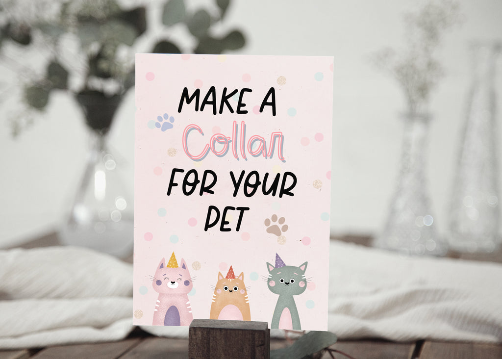 Printable Pet Pawty Sign Package 5x7 (8 signs)
