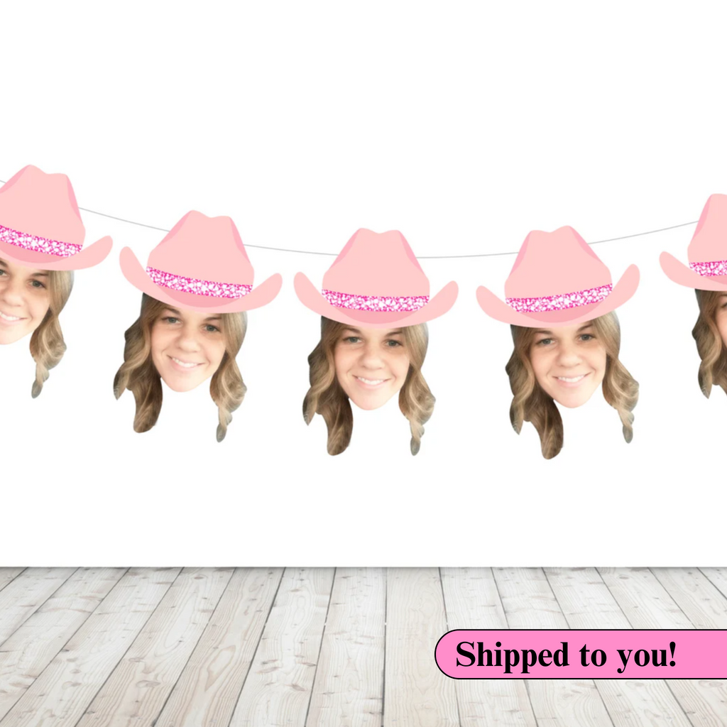 Cowgirl Banner Customized with Face
