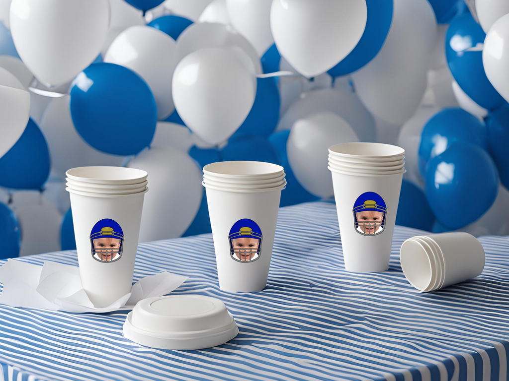 custom first year down stickers for cups