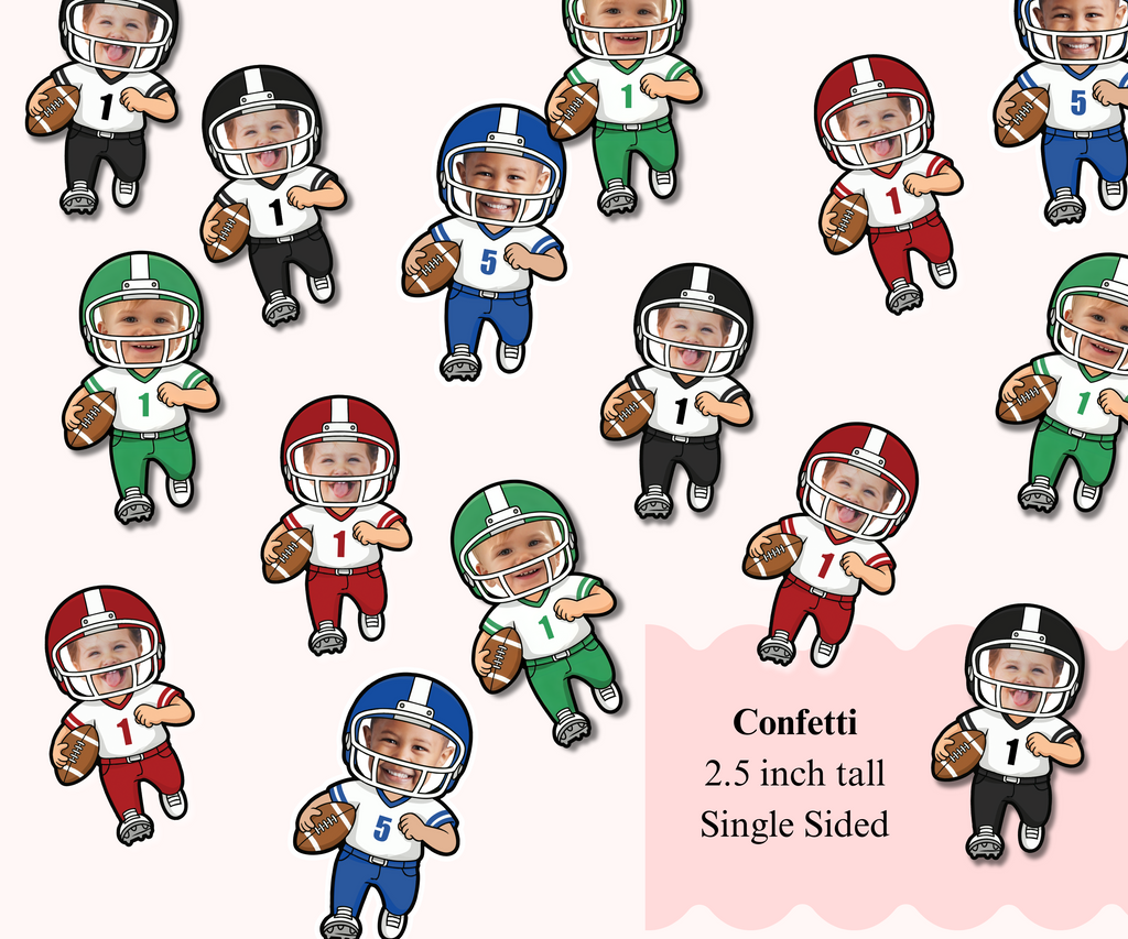 table confetti for sports party