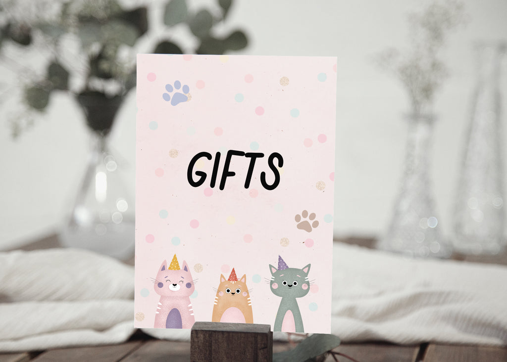 Printable Pet Pawty Sign Package 5x7 (8 signs)