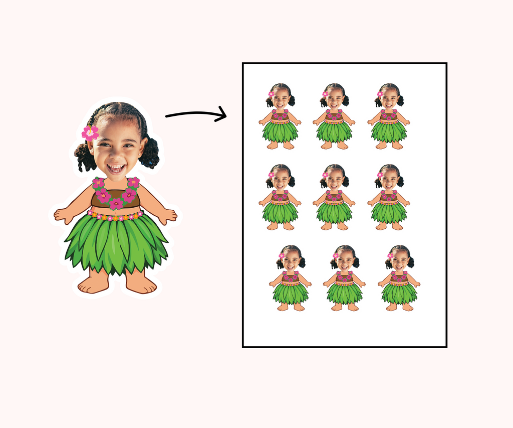 Hula Girl Party Decorations