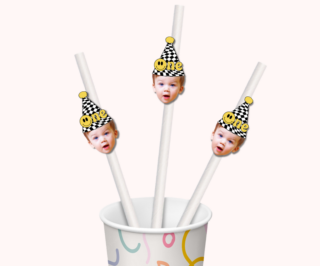 One Happy Dude Straws