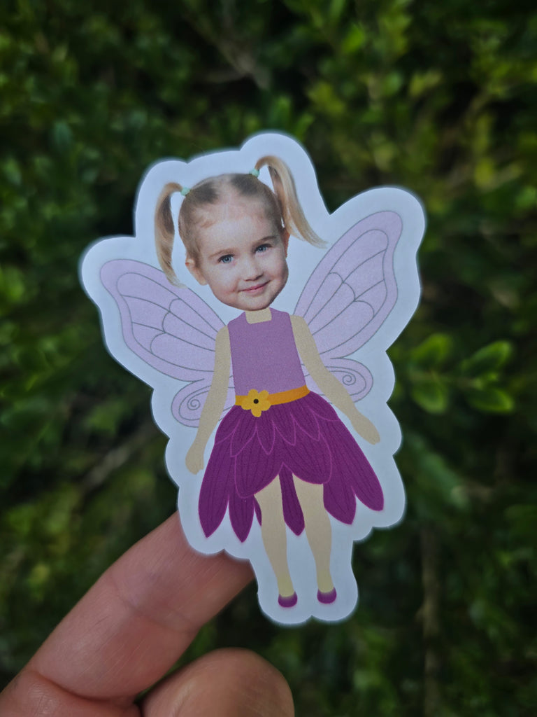 Fairy Stickers Personalized with Photo