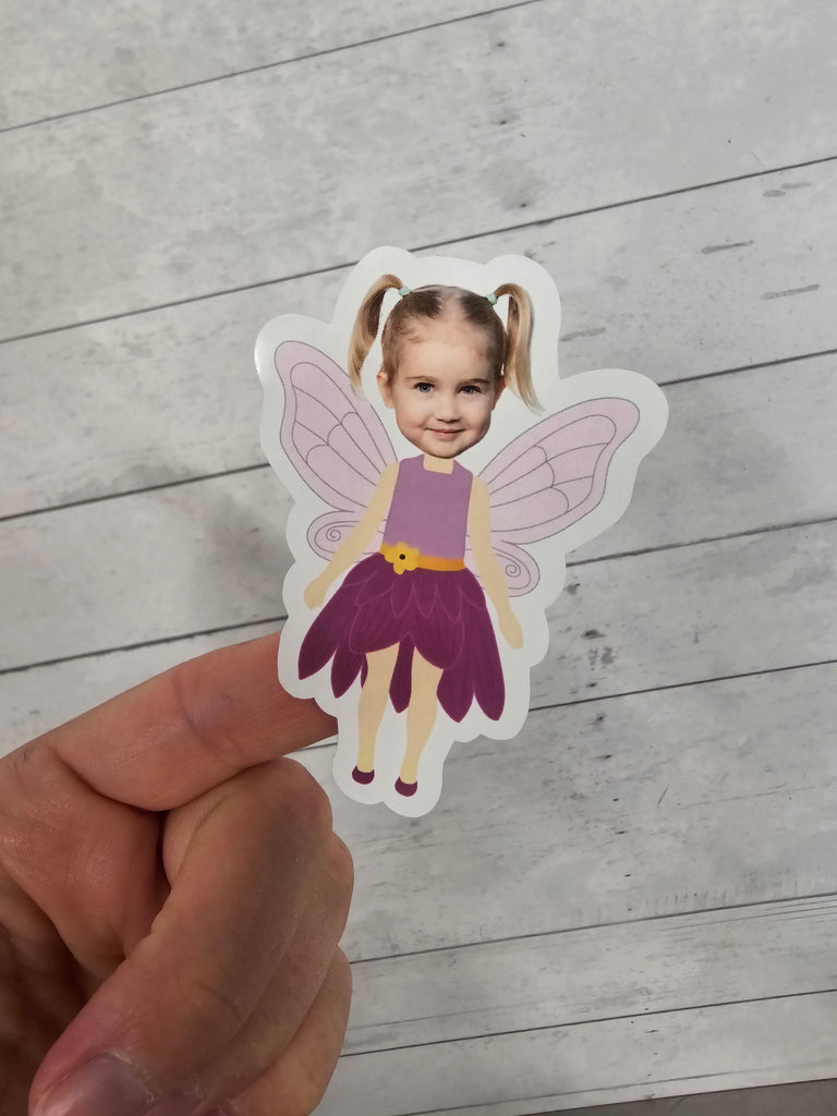 Fairy Stickers Personalized with Photo