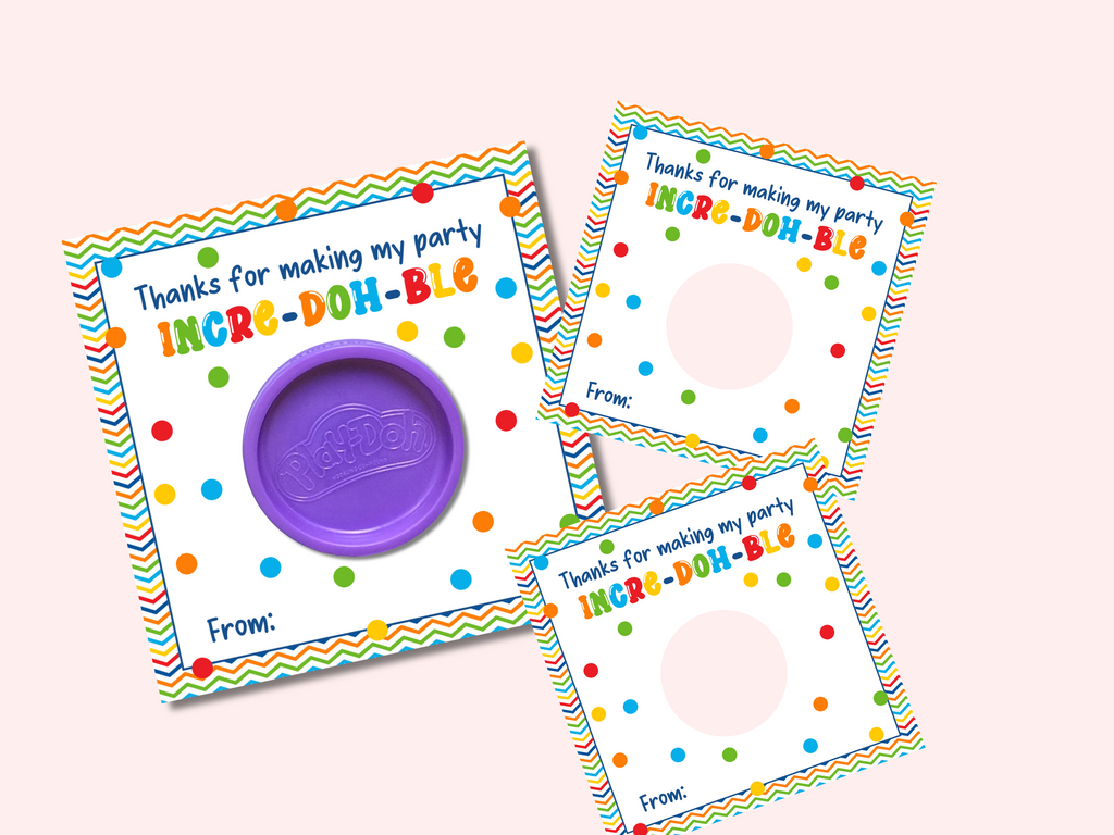 thanks for making my party incredohble favor tag