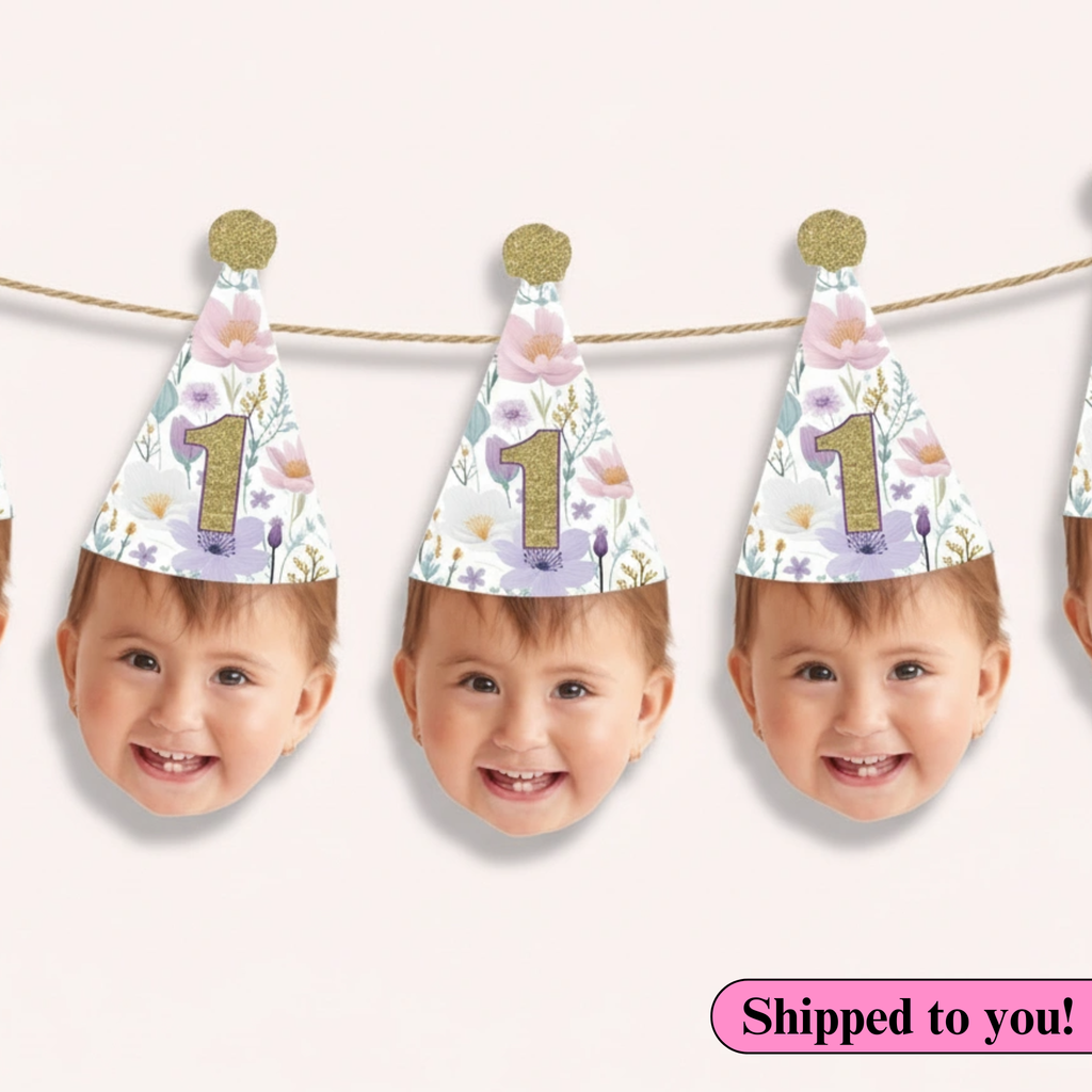 wildflower personalized banner