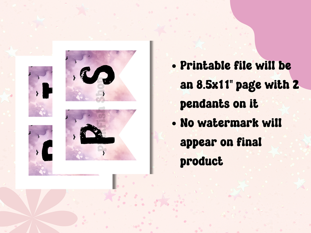 you will receive two pendants on one page