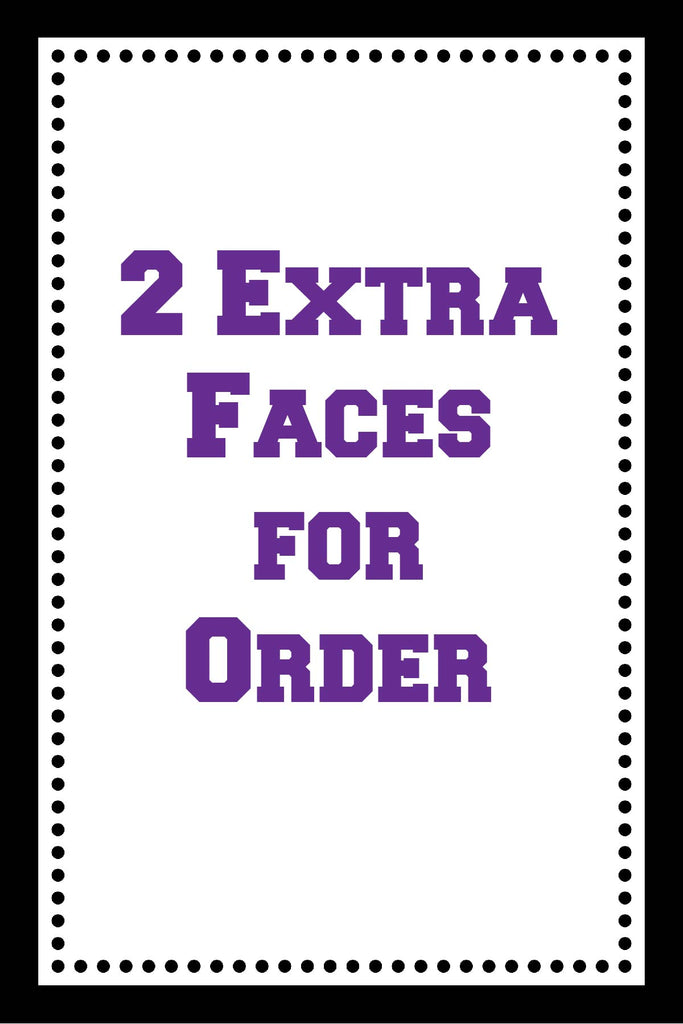 Two Extra Photos for Face Party Decorations