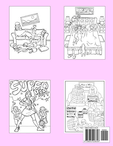 Mommin' Ain't Easy: An Adult Coloring Book for Moms