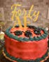 Forty AF cake topper