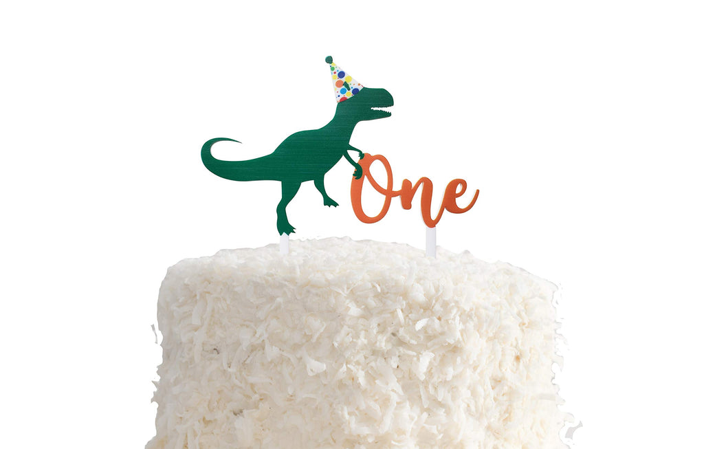 Dinosaur 1st birthday Cake Topper
