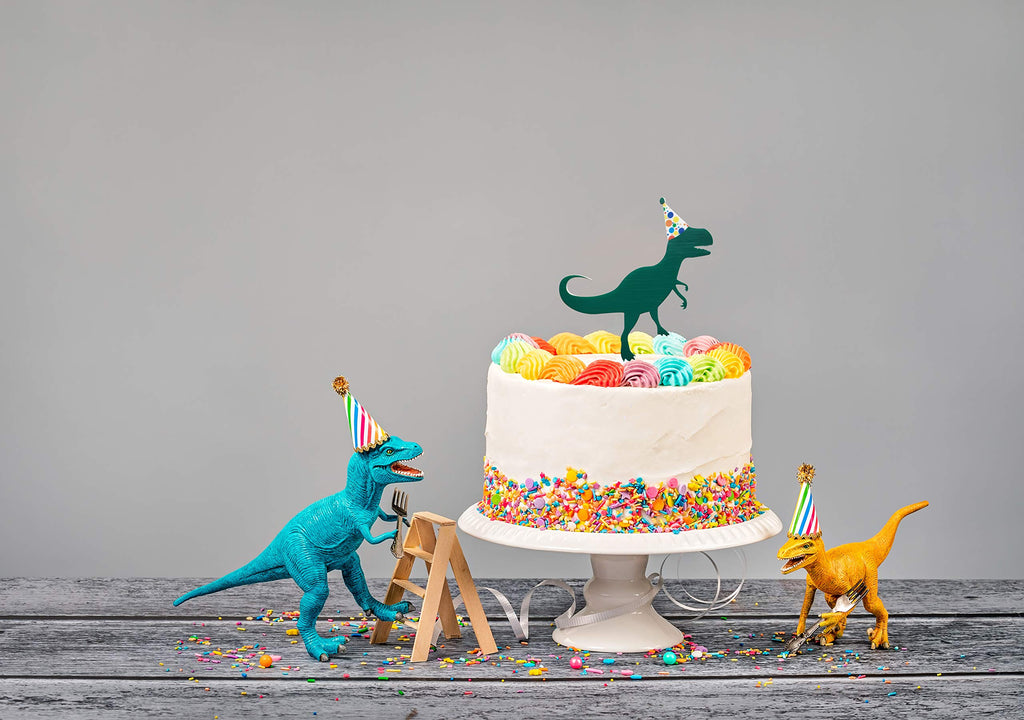 Birthday Dinosaur Acrylic Cake Topper for Any Birthday Party