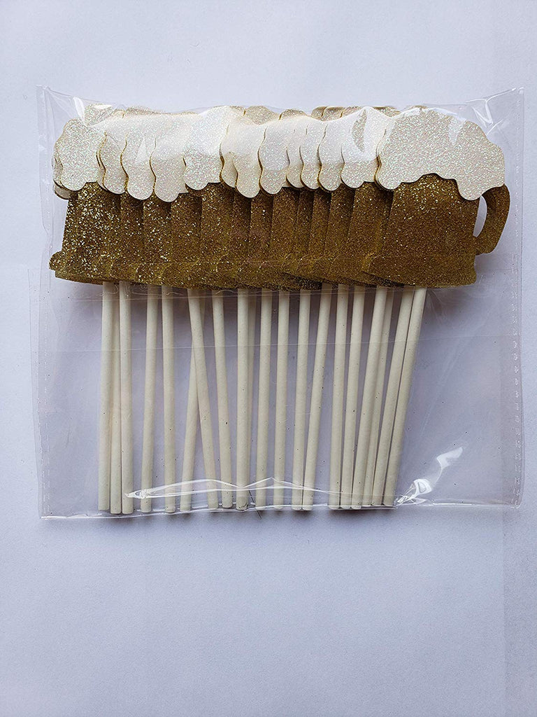 Beer cupcake toppers