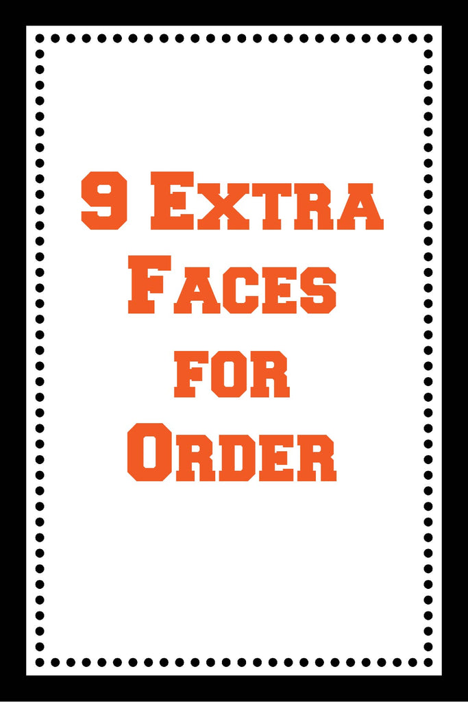 Nine Extra Photos for Face Party Decorations