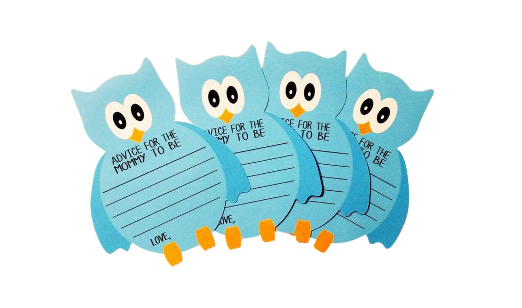 Blue Owl wishes cards for mom to be