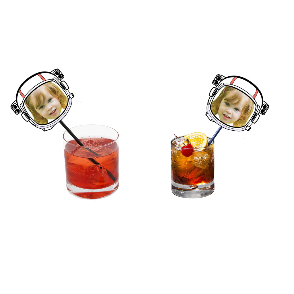 Astronaut drink stirrers
