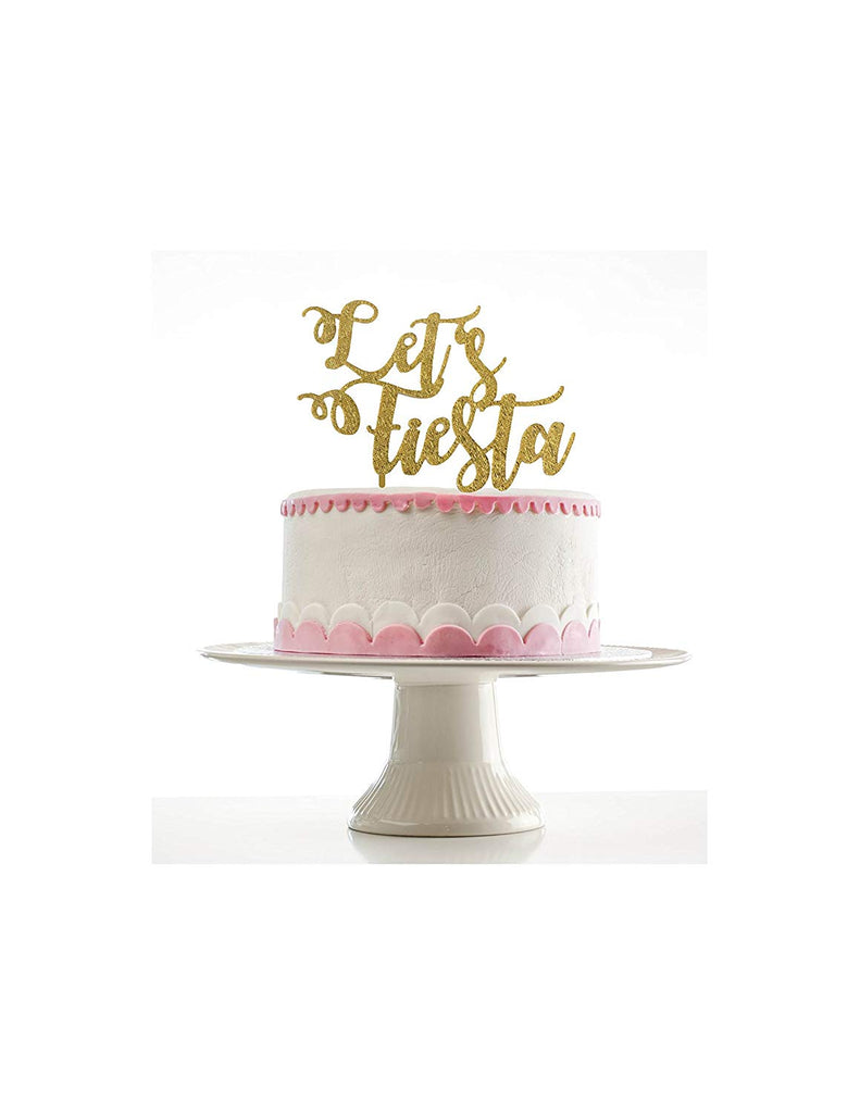 Taco party cake topper
