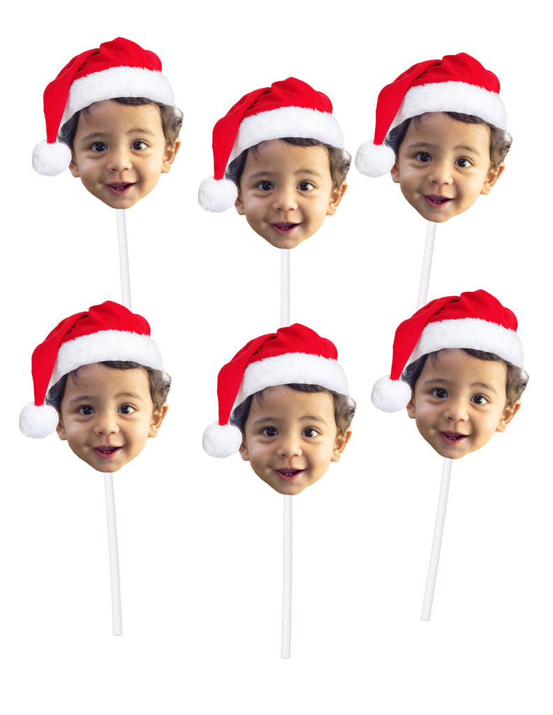 Santa Face Cupcake Toppers