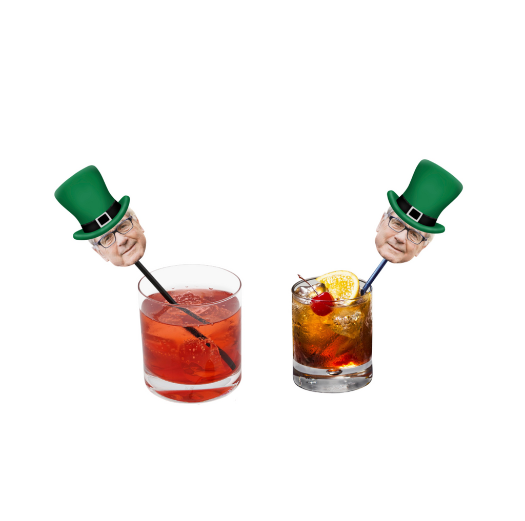 St.Patty's Day drink stirrerers customized with photo