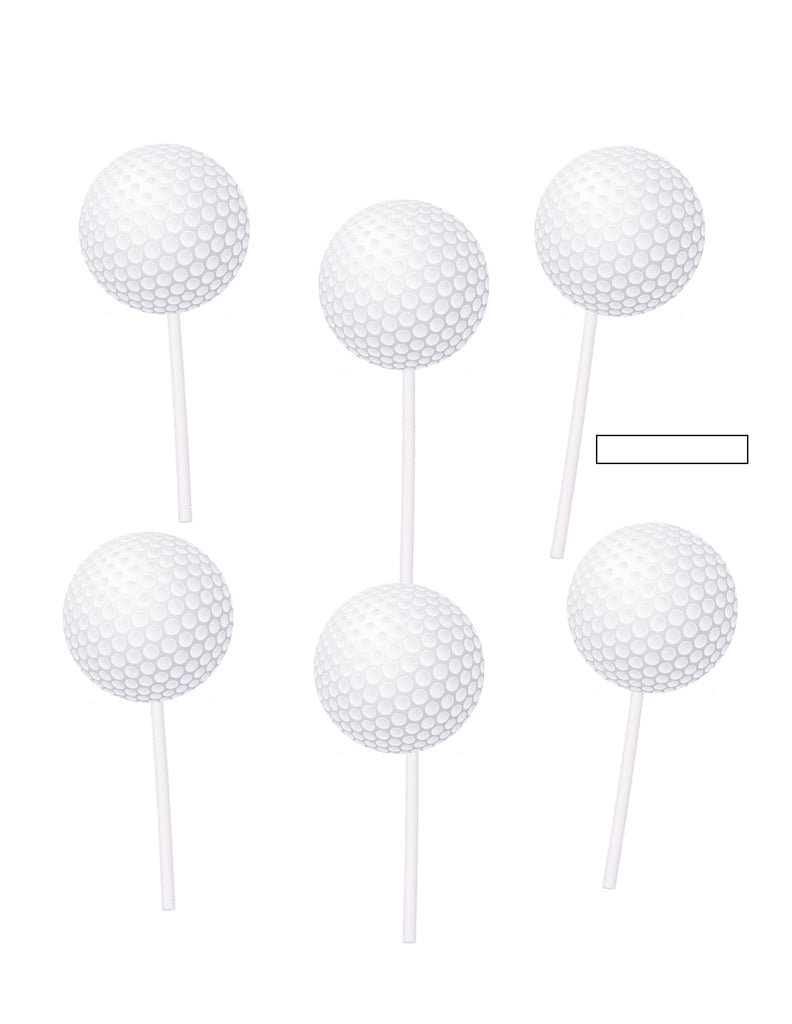 Golf par-tee cupcake toppers