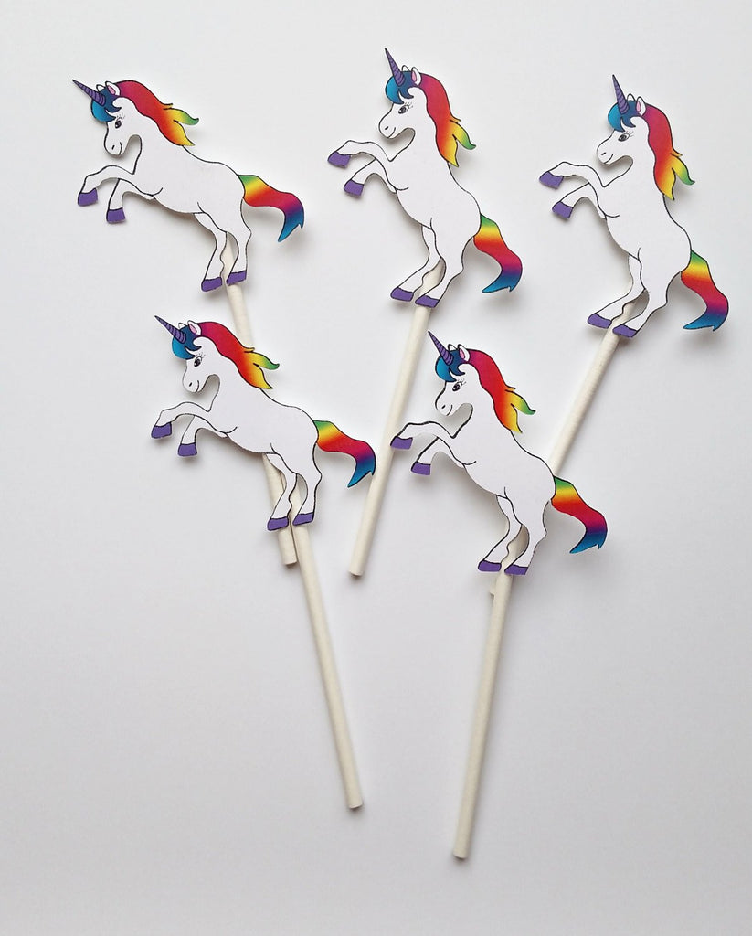 Unicorn Cupcake Toppers (12 Count)