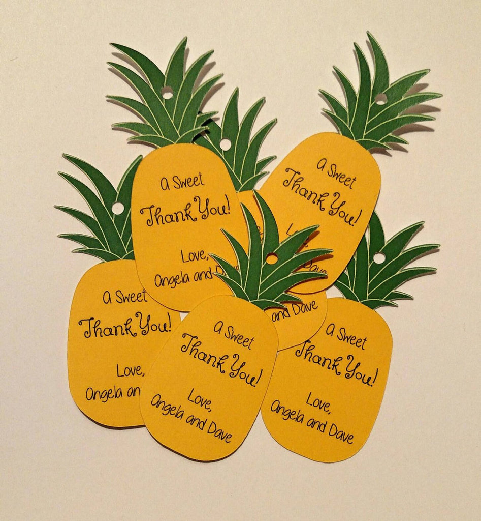 Pineapple Favor Tags (set of 24)
