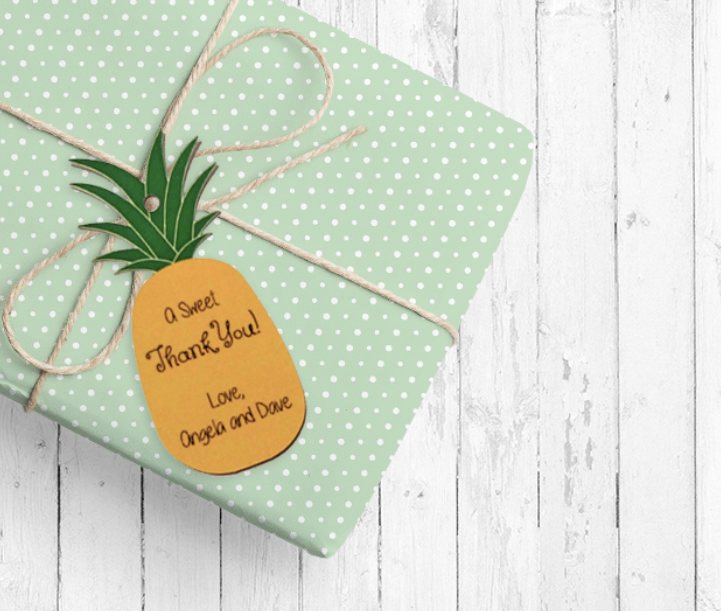 Pineapple Favor Tags (set of 24)