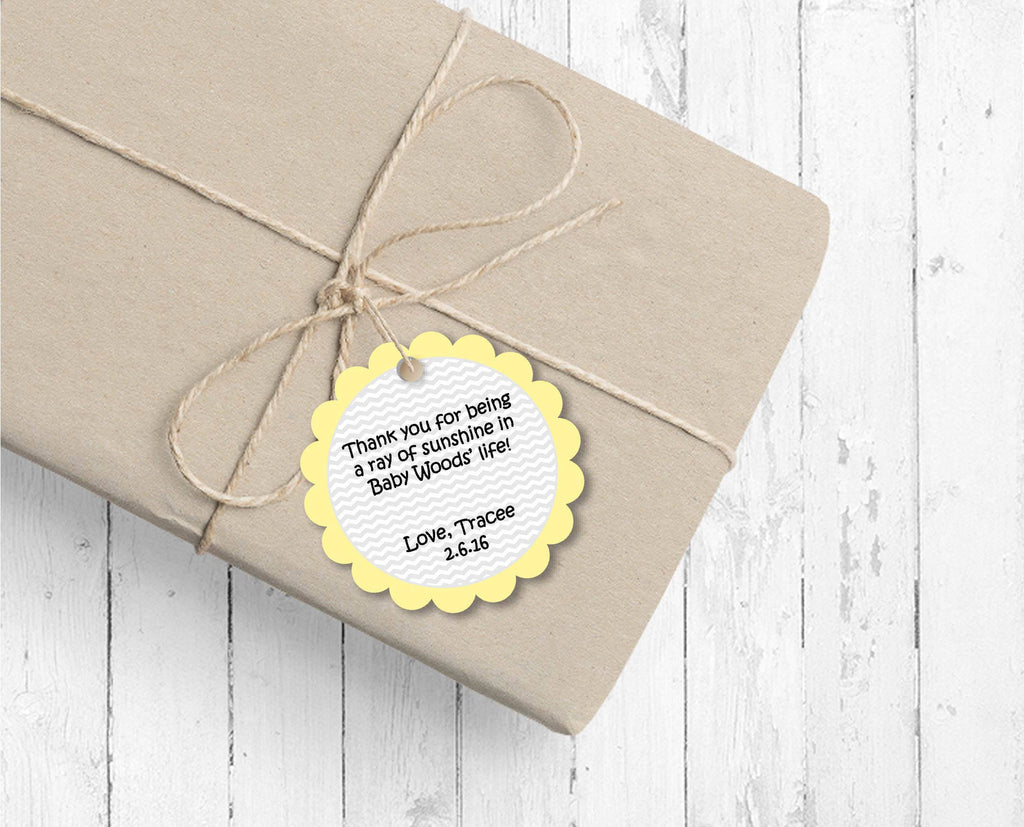 You are my sunshine favor tags (set of 24)