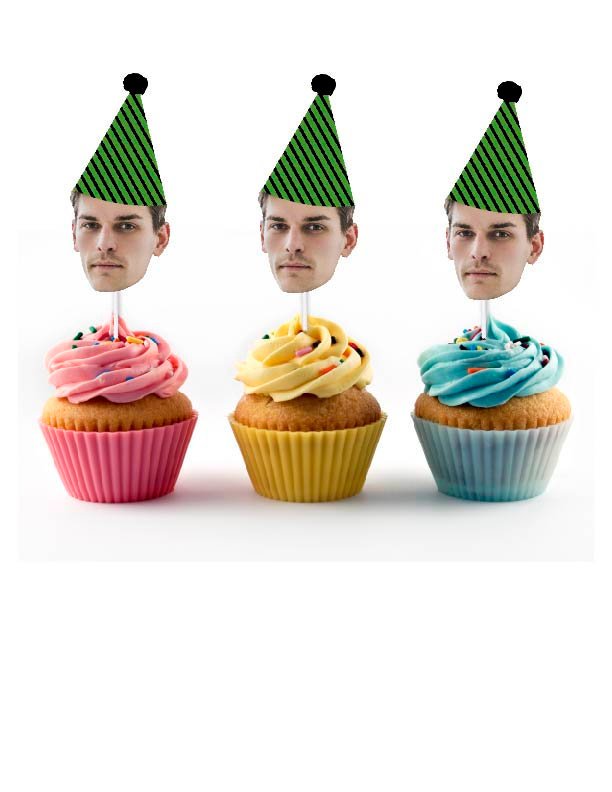 30th birthday cupcake toppers